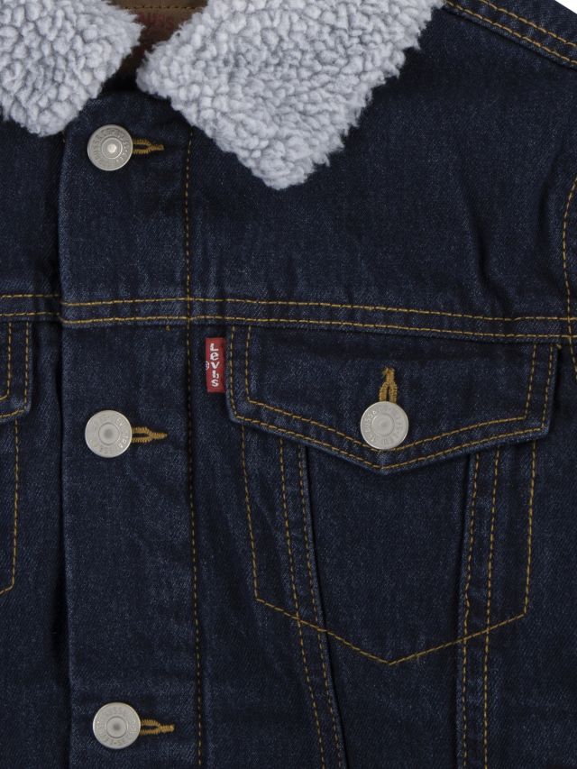 Levis sherpa hot sale jacket kids