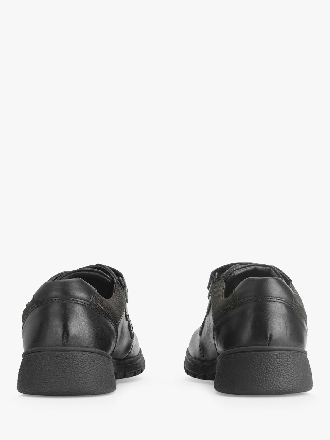 Simply by Start-Rite Kids' Subject Leather School Shoes, Black, 2G
