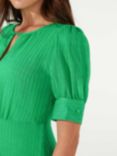 Ro&Zo Textured Keyhole Midi Dress, Green, Green