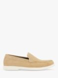 Dune Buftonn Suede Slip-On Loafers, Sand