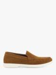 Dune Buftonn Casual Suede Loafers, Navy