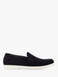 Dune Buftonn Casual Suede Loafers, Navy
