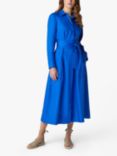Jasper Conran London Delilah Linen Shirt Dress, Blue