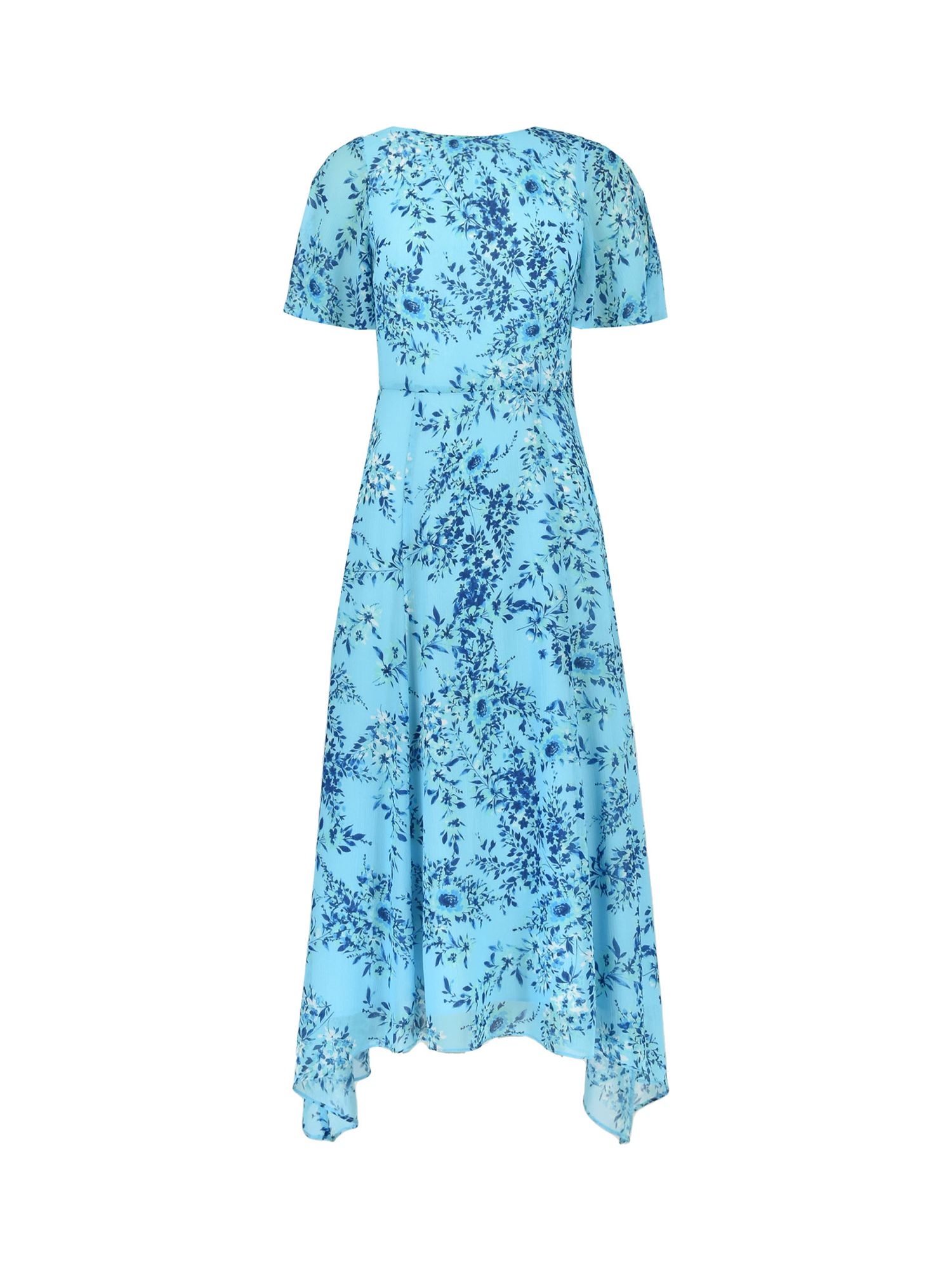 Green Floral Printed Cotton Dress – Ro&Zo