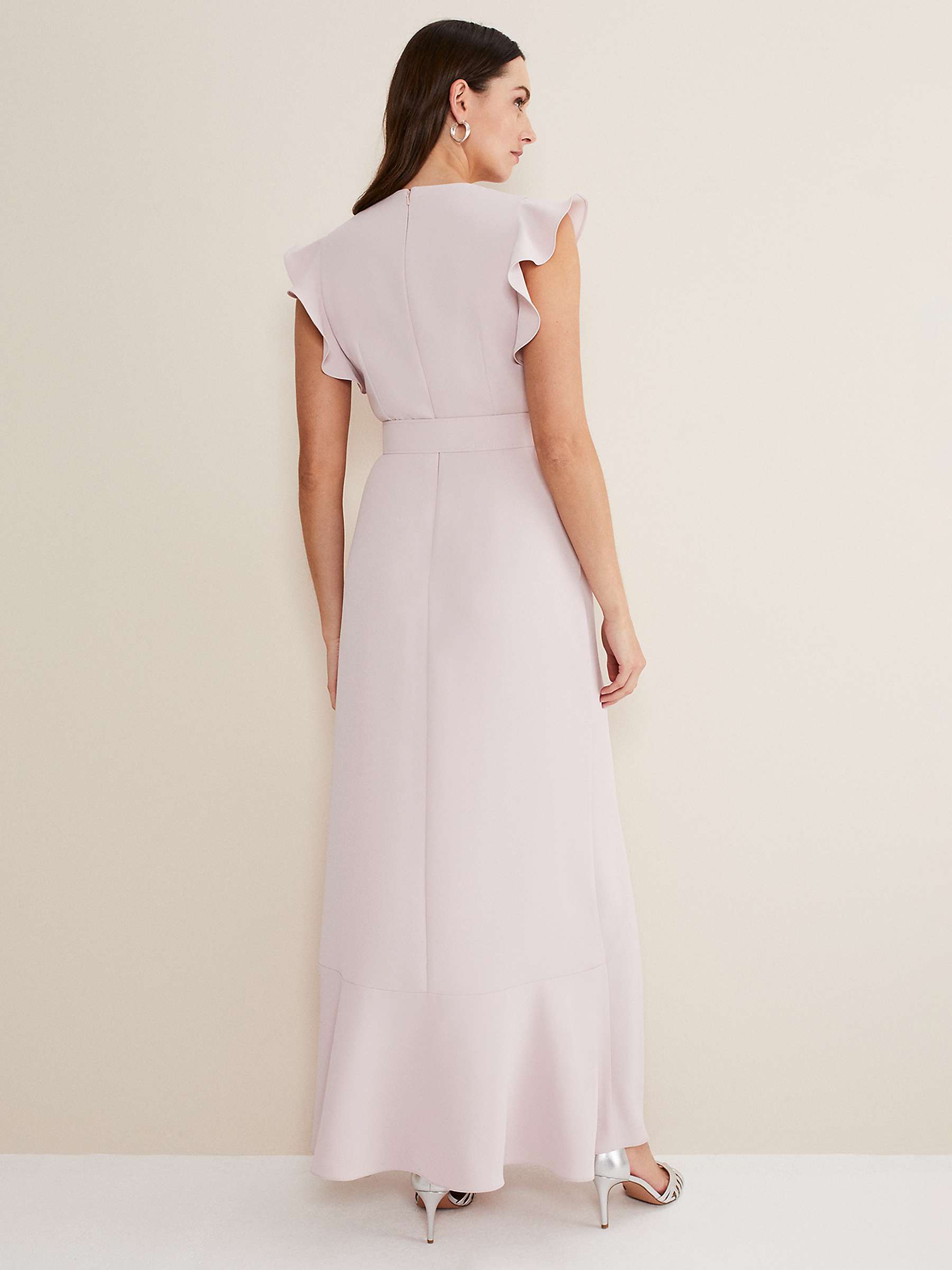 Buy Phase Eight Phoebe Frill Belted Maxi Dress Online at johnlewis.com