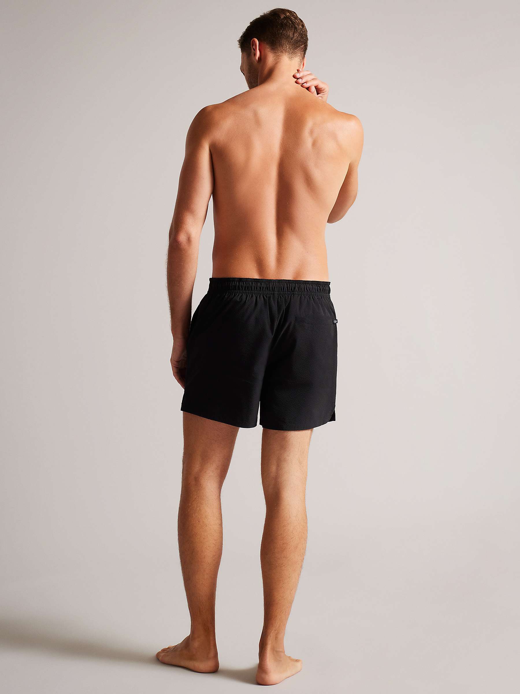 Buy Ted Baker Colne Swim Shorts, Black Online at johnlewis.com