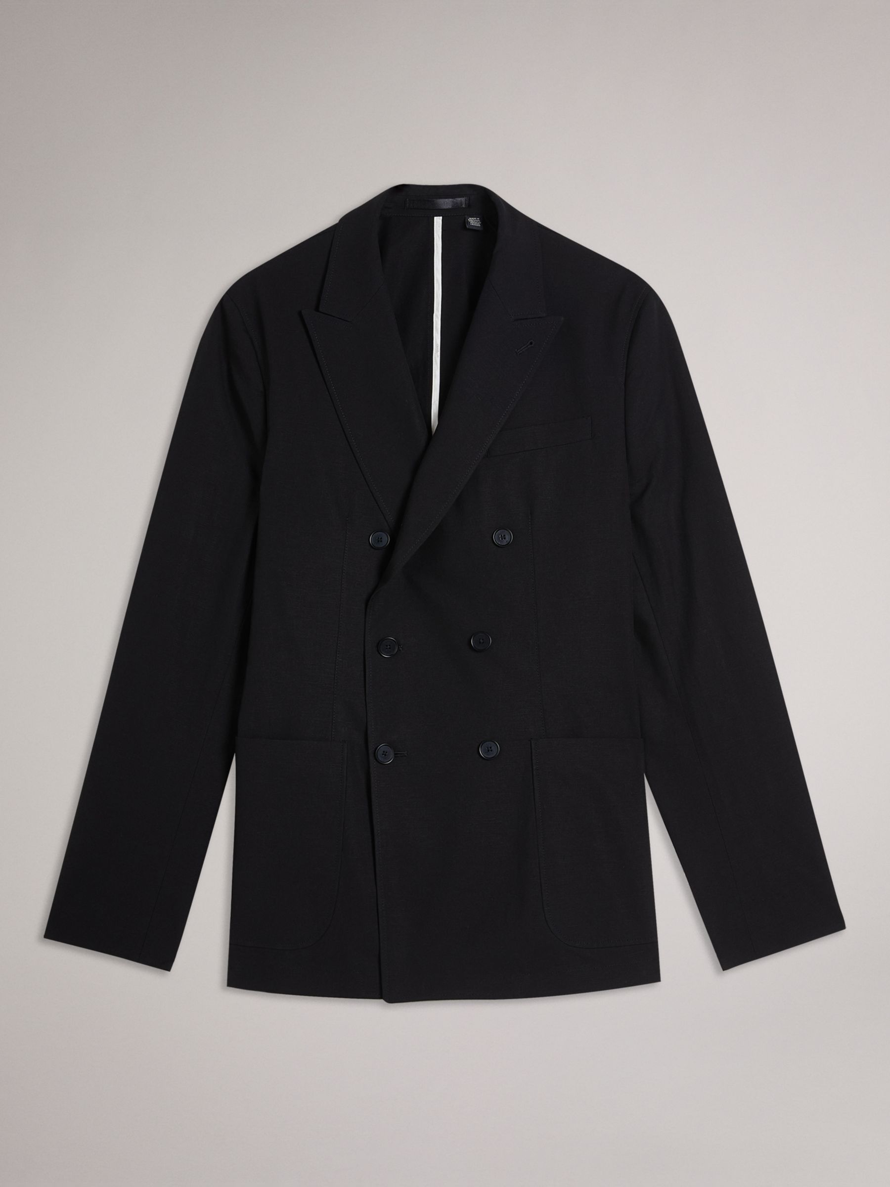 Buy Ted Baker Cleeve Linen Blend Slim Fit Jacket Online at johnlewis.com