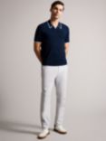 Ted Baker Stortfo Knit Polo Top, Navy