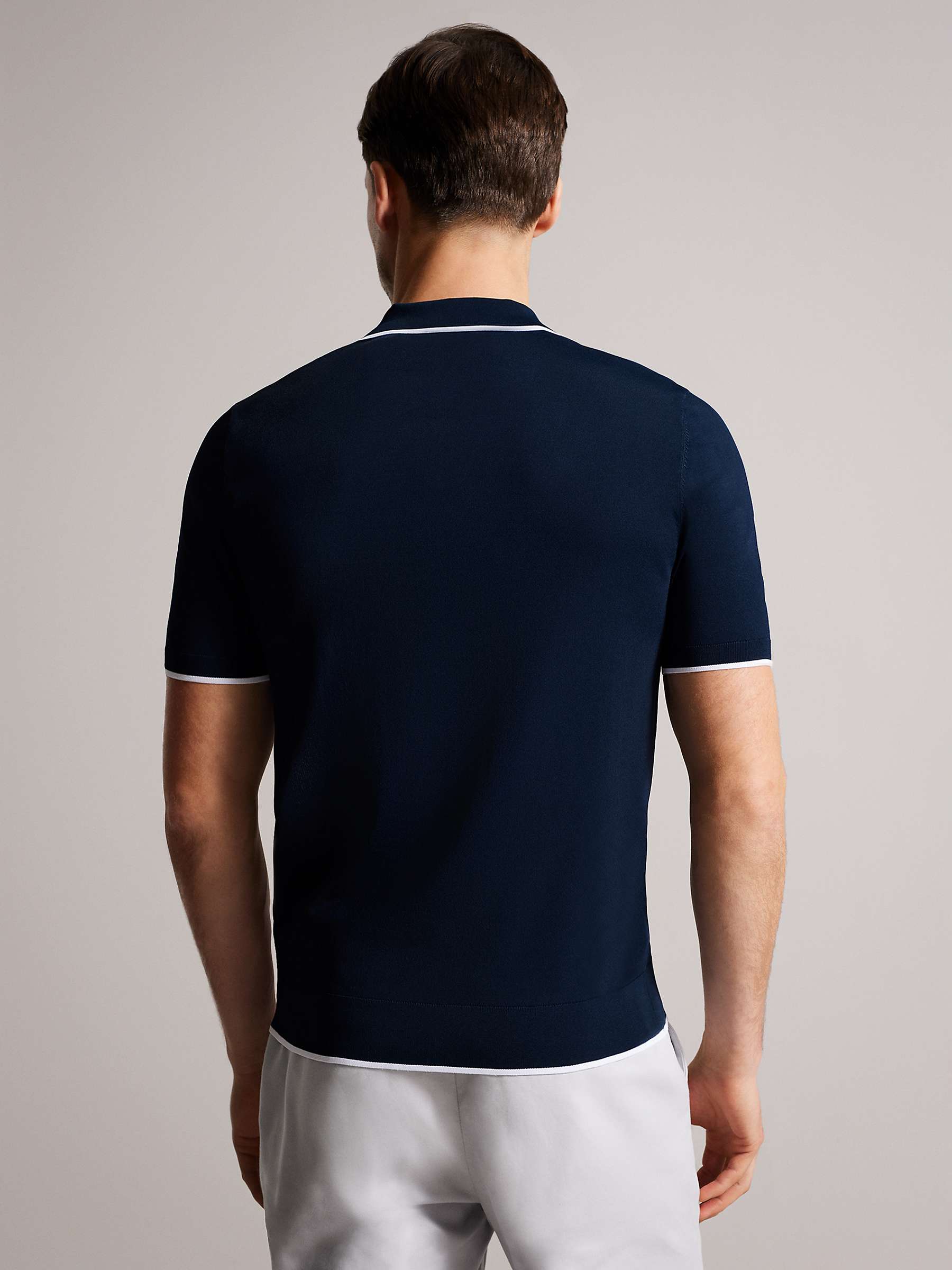 Buy Ted Baker Stortfo Knit Polo Top Online at johnlewis.com