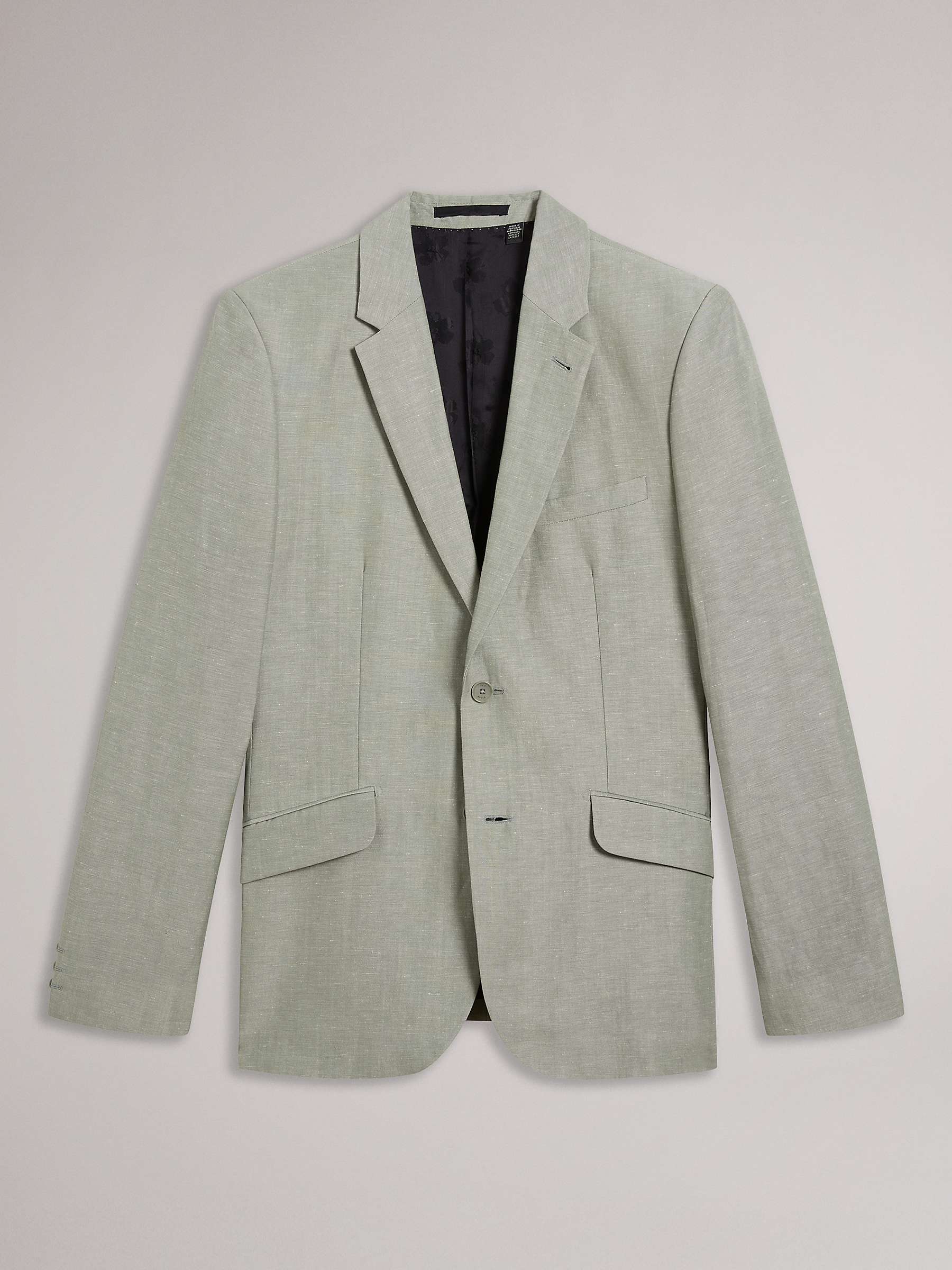 Buy Ted Baker Lance  Regular Fit Linen Blend Jersey Blazer Online at johnlewis.com