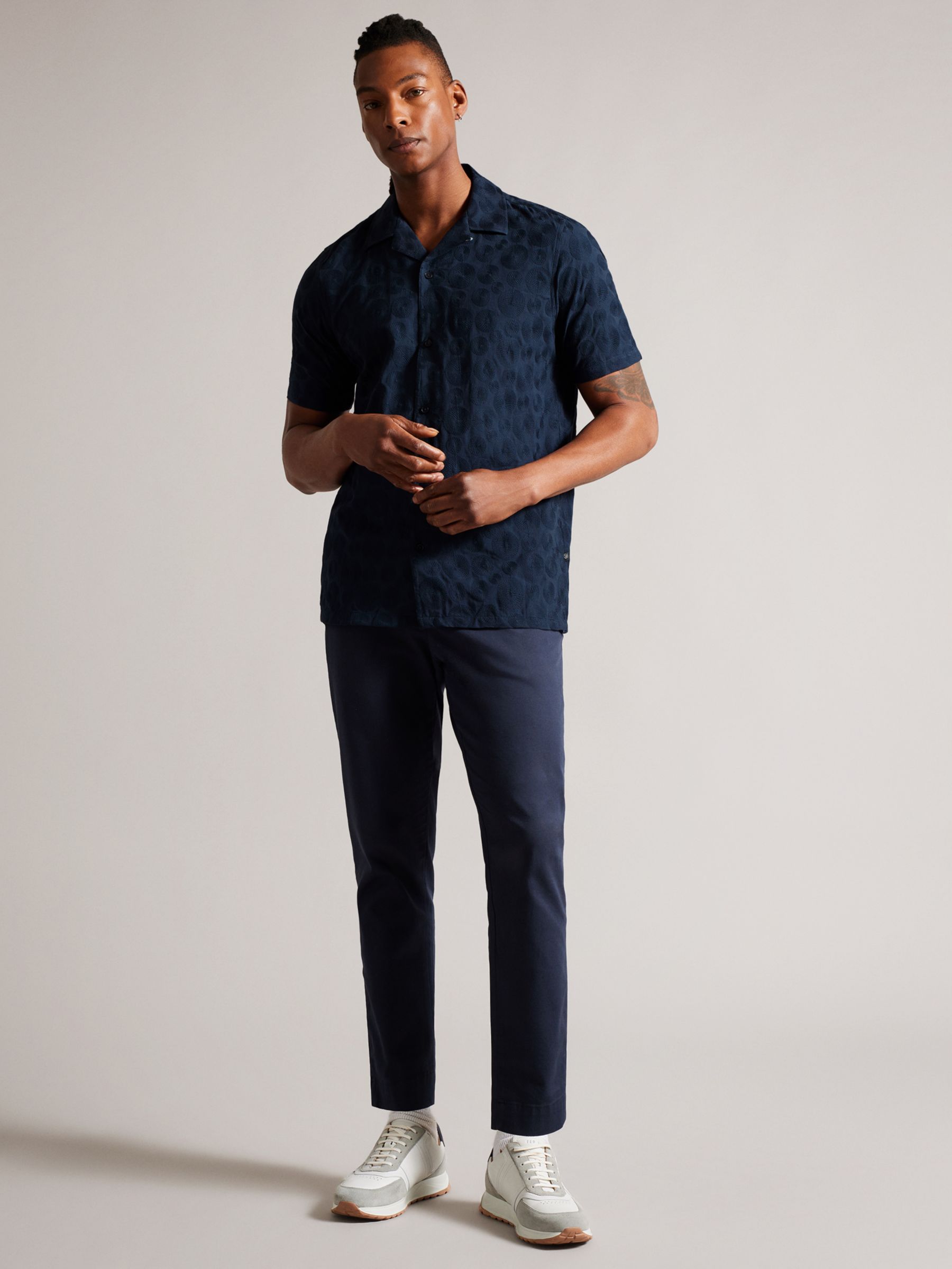 Ted Baker Allbury Embroidered Shirt at John Lewis & Partners