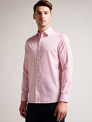 Ted Baker Willet Geometric Shirt, Pink