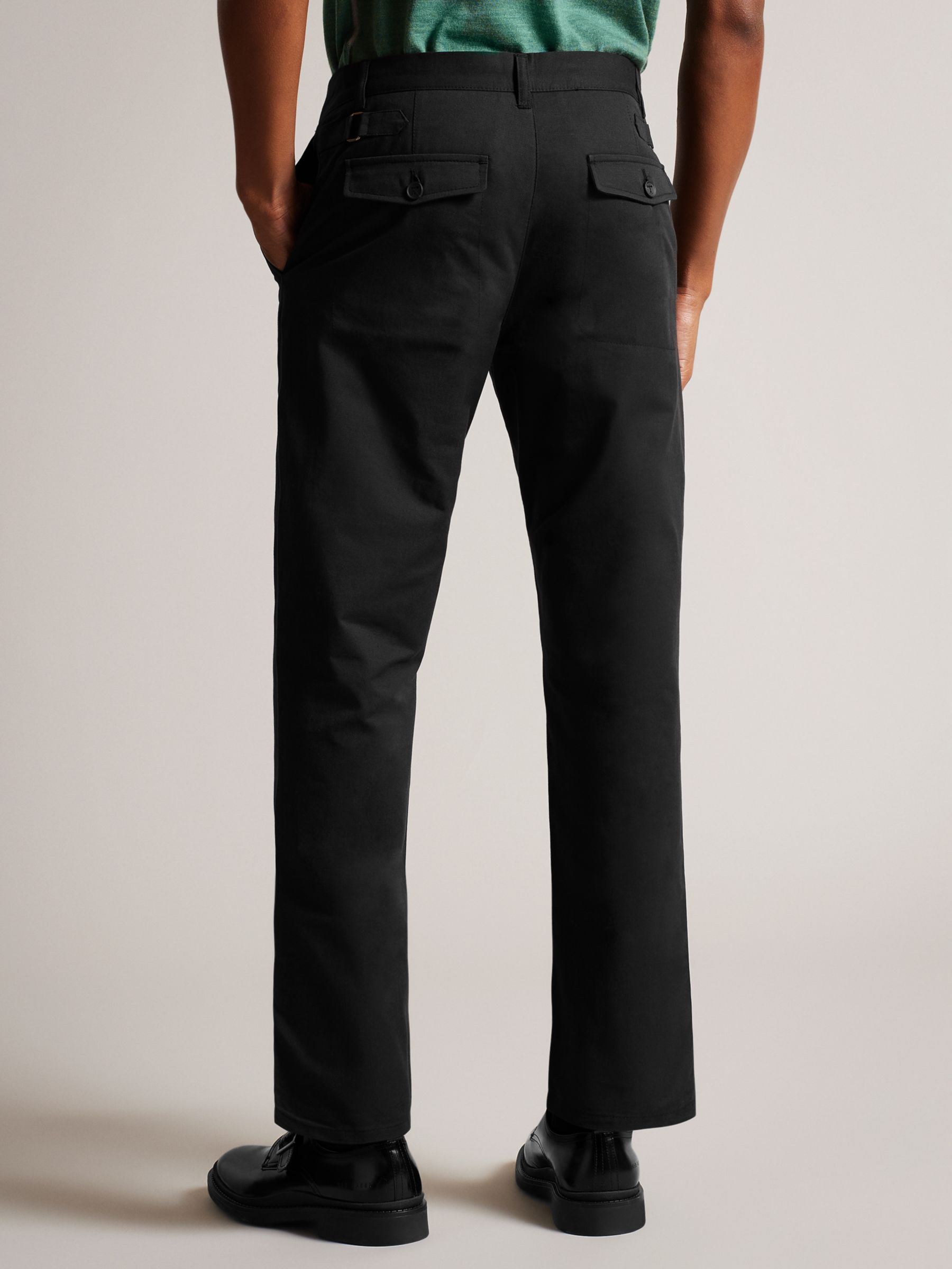 Ted Baker Vedra Tailored Trousers, Black, 28R