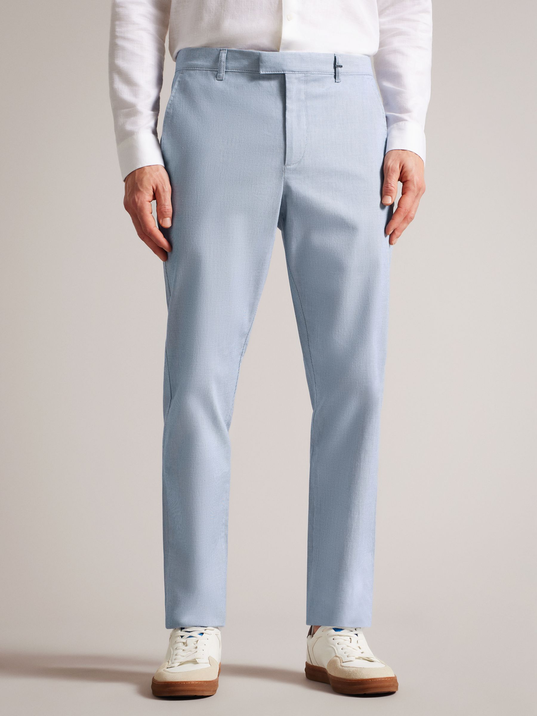 Ted Baker Irvine Slim Fit Trouser, Blue, 34R