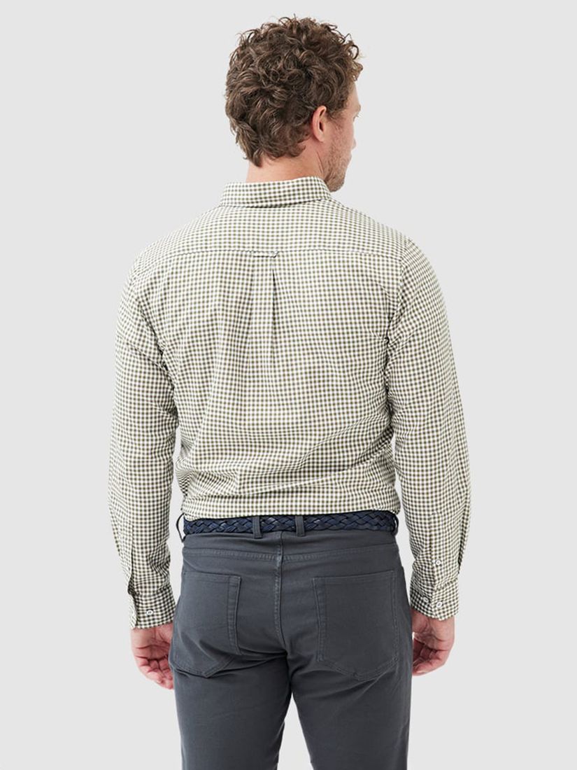 Buy Rodd & Gunn Gunn Check Oxford Cotton Slim Long Sleeve Shirt Online at johnlewis.com