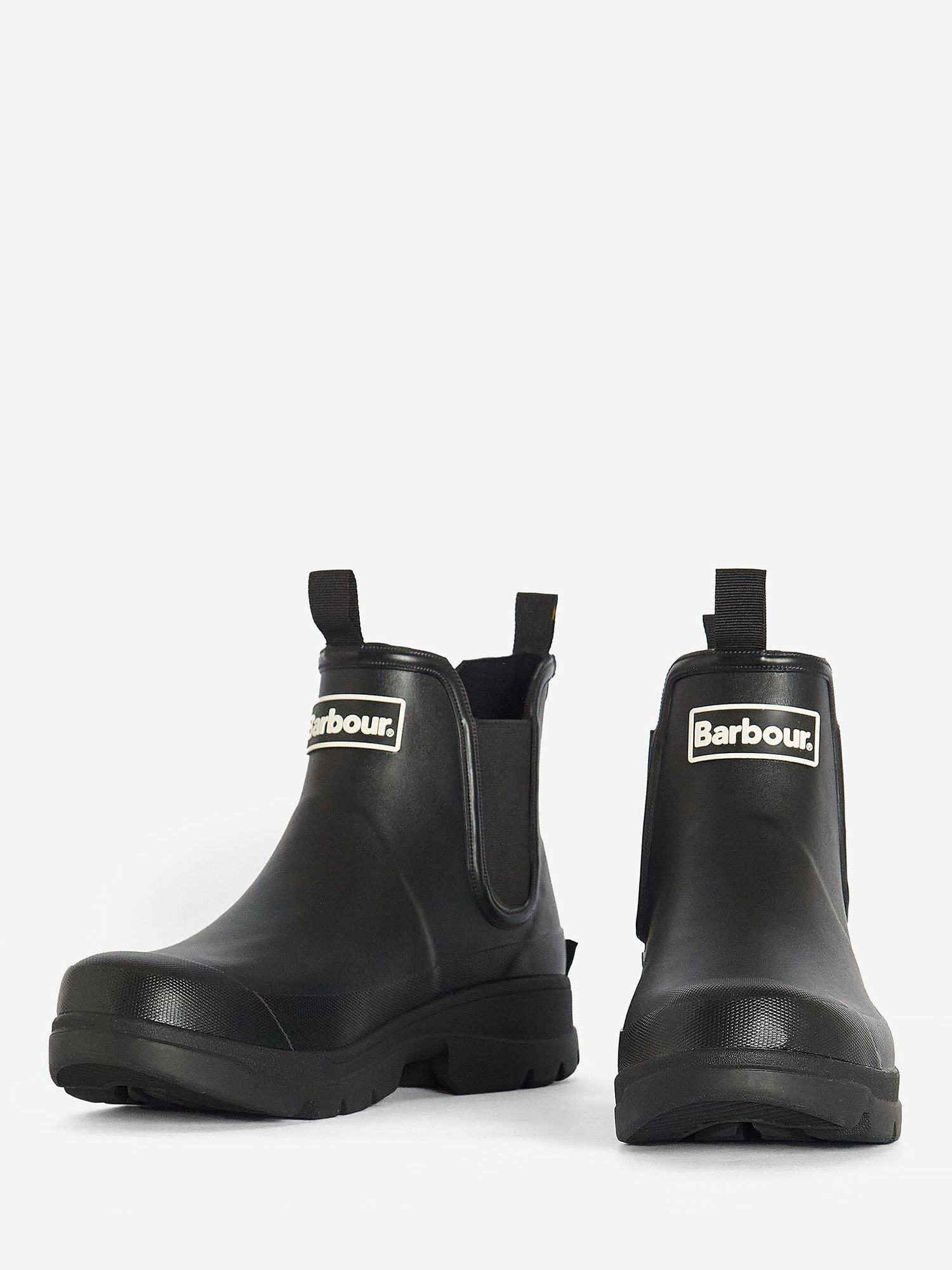 Barbour Nimbus Chelsea Wellington Boots, Black at John Lewis & Partners