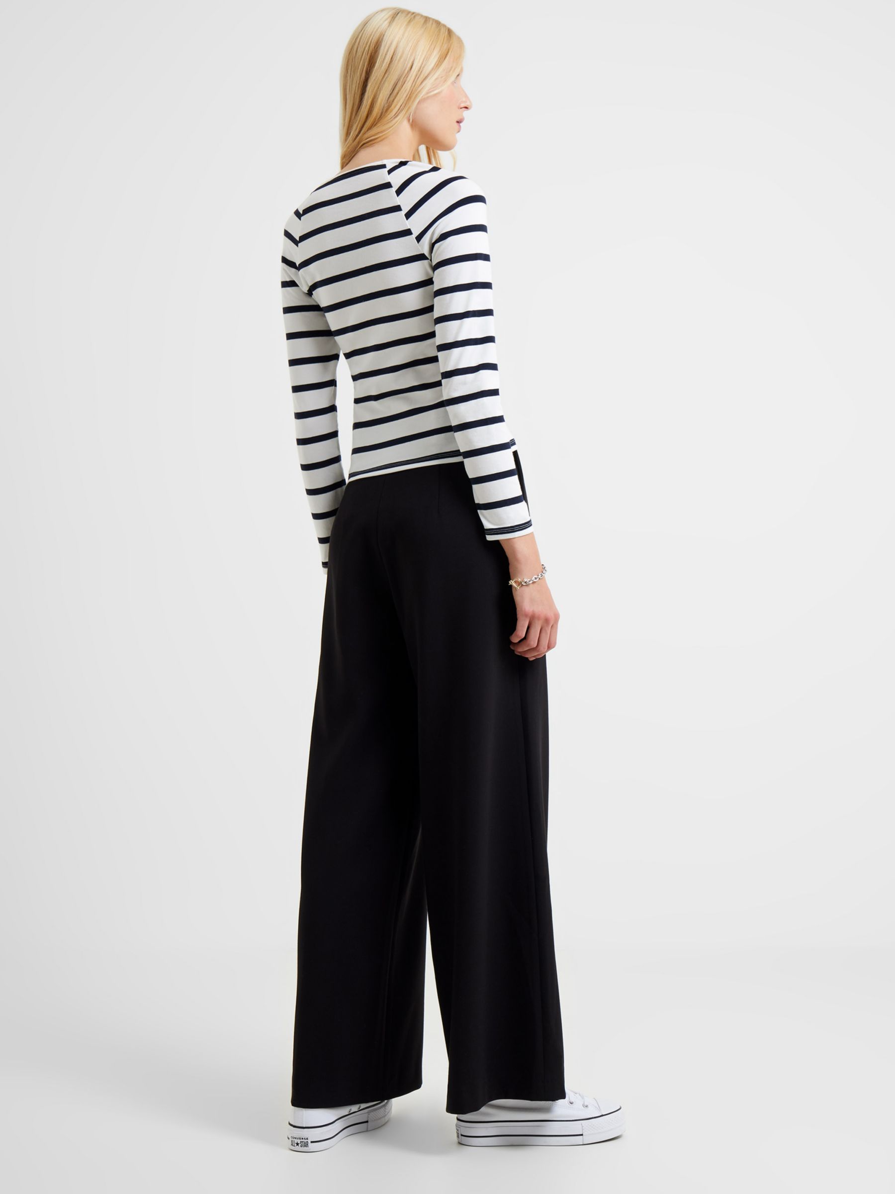 French Connection Rallie Stripe Tee, Stripe at John Lewis & Partners