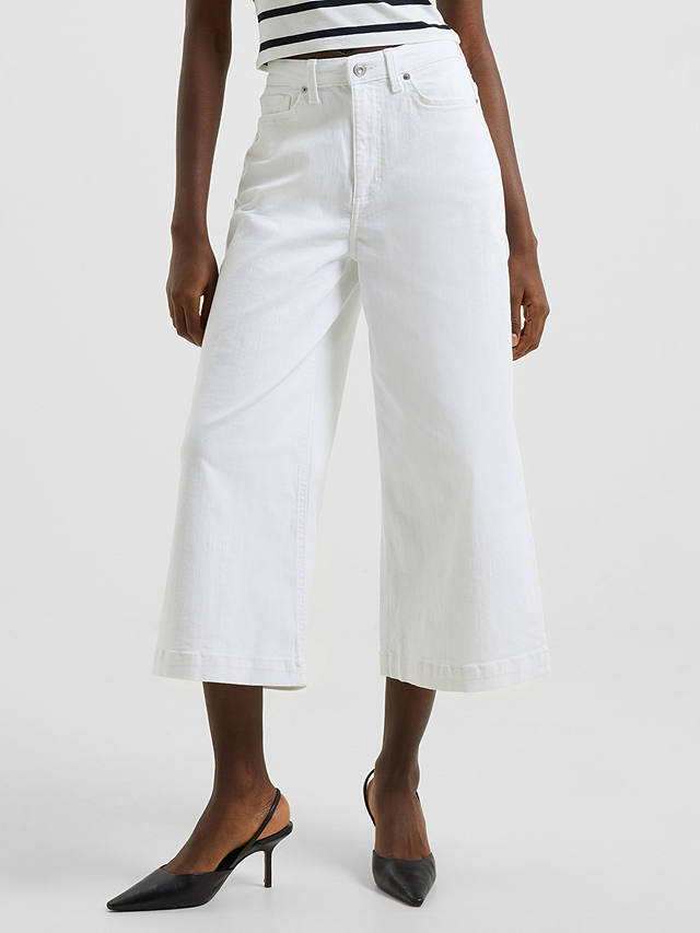 French Connection Conscious Stretch Culottes, White