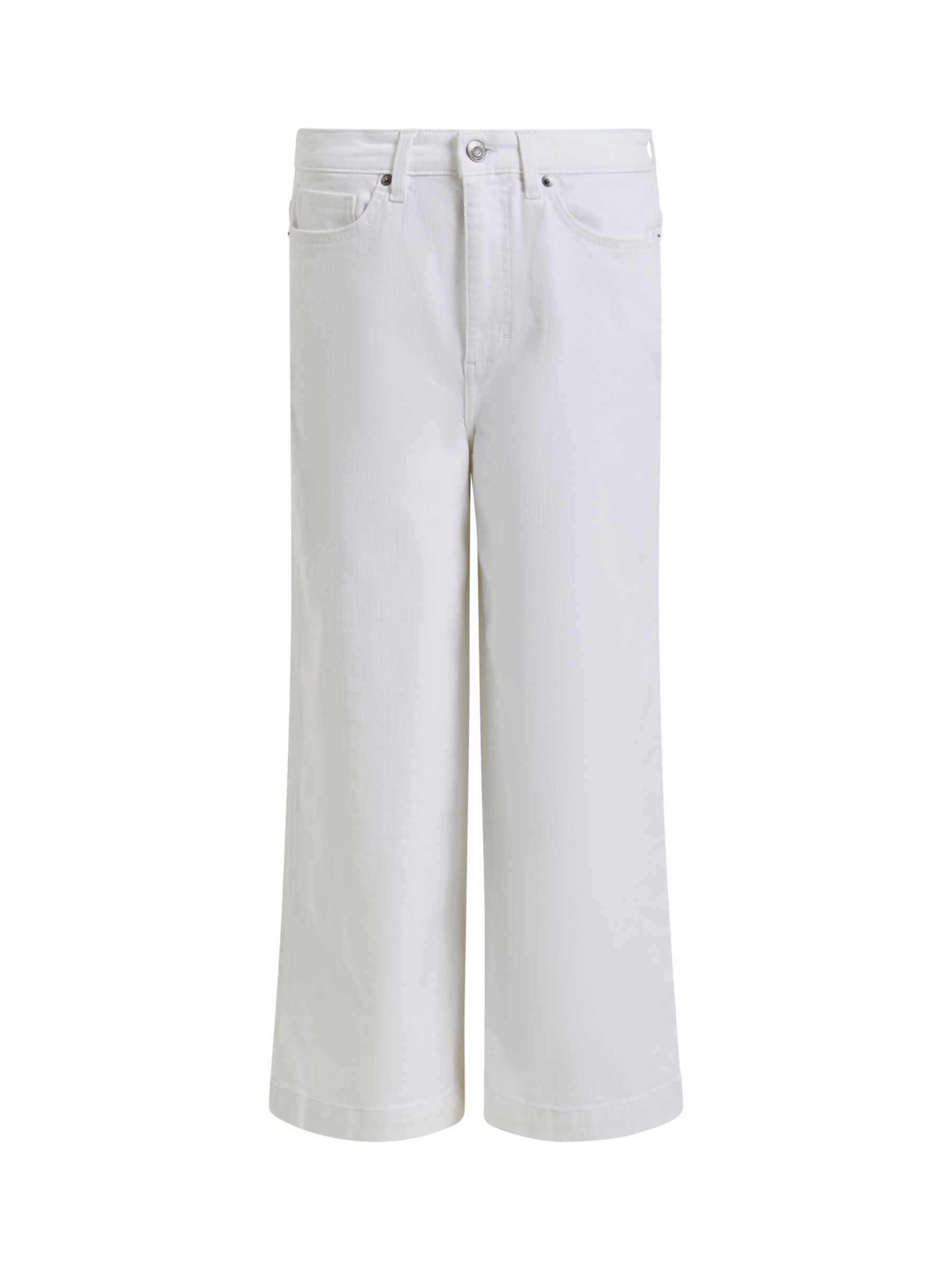French Connection Conscious Stretch Culottes, White at John Lewis ...