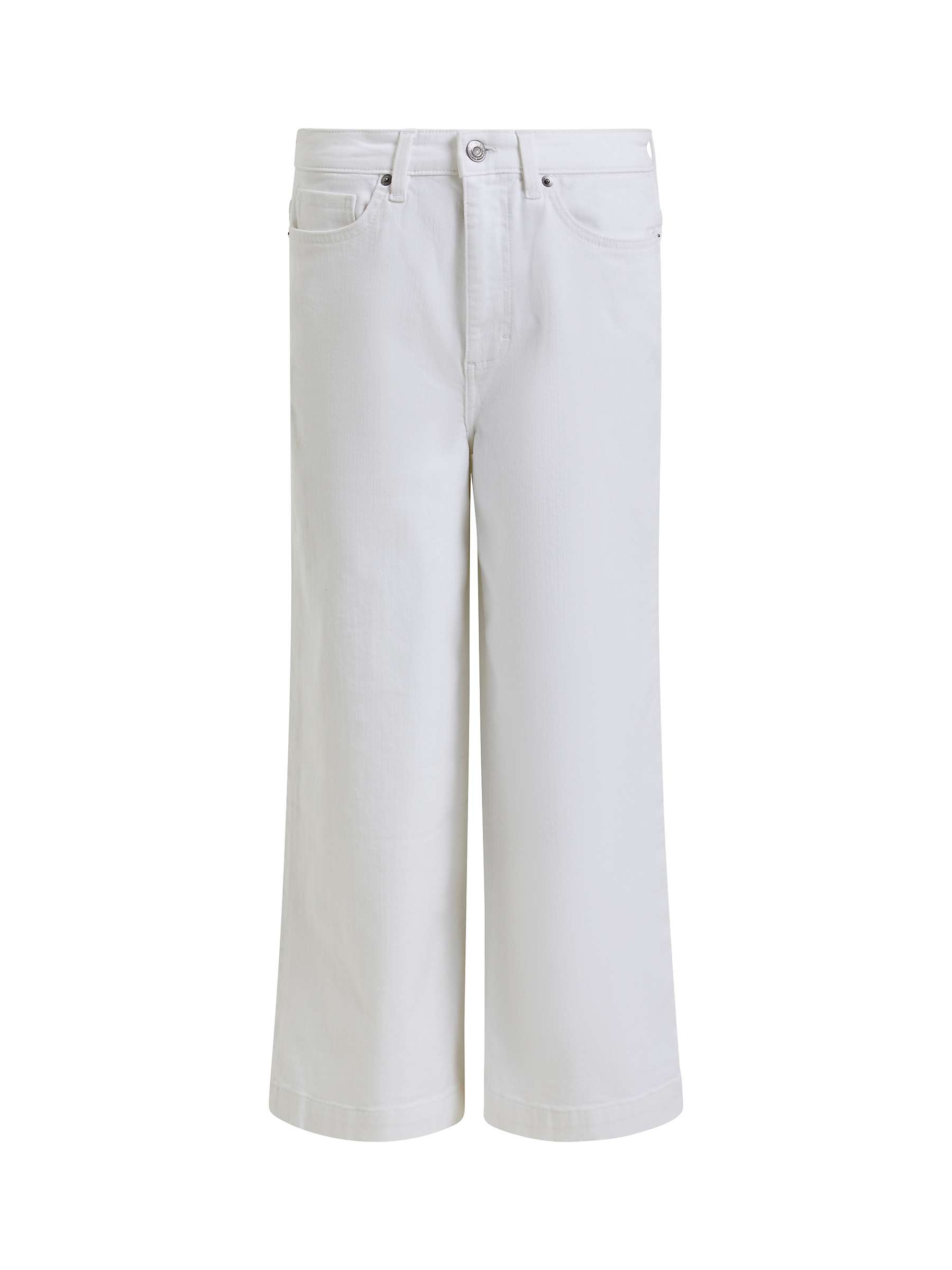 Buy French Connection Conscious Stretch Culottes, White Online at johnlewis.com