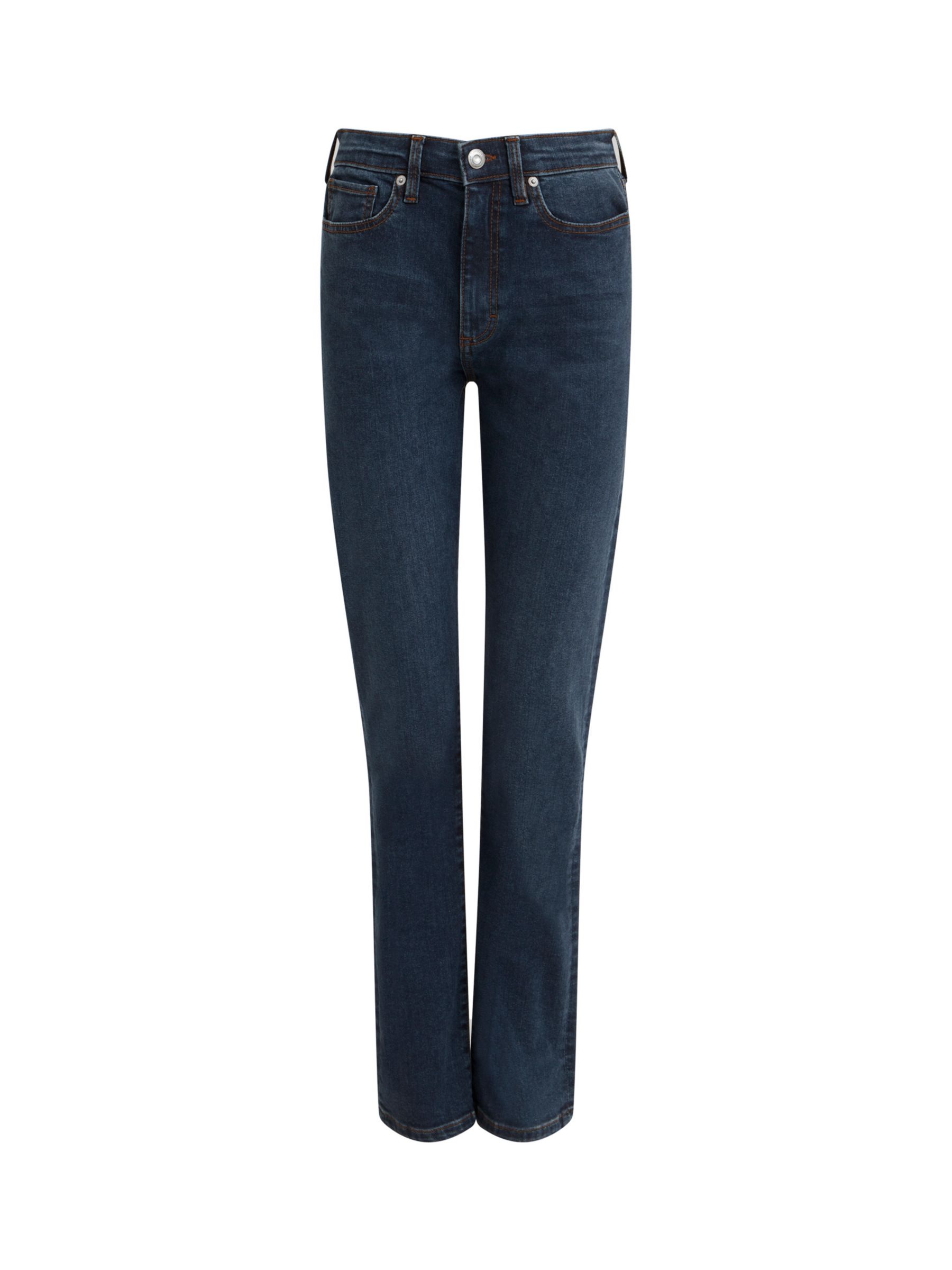 French Connection Stretch Slim Jeans, Washed Black at John Lewis & Partners