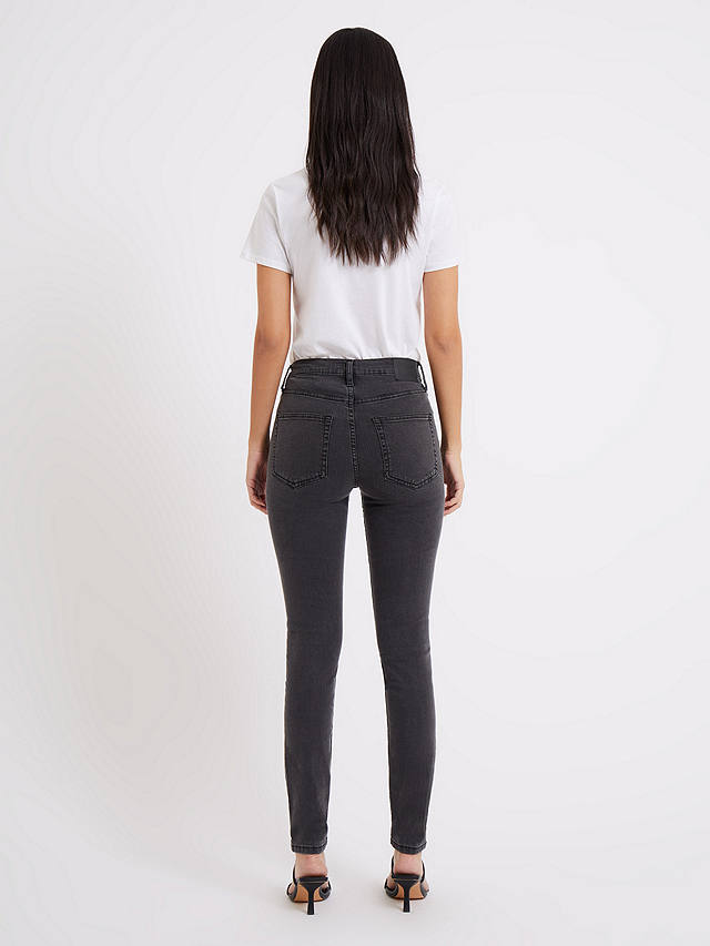 French Connection Rebound Response Skinny Jeans, Charcoal   