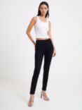 French Connection Rebound Response Skinny Jeans, Black