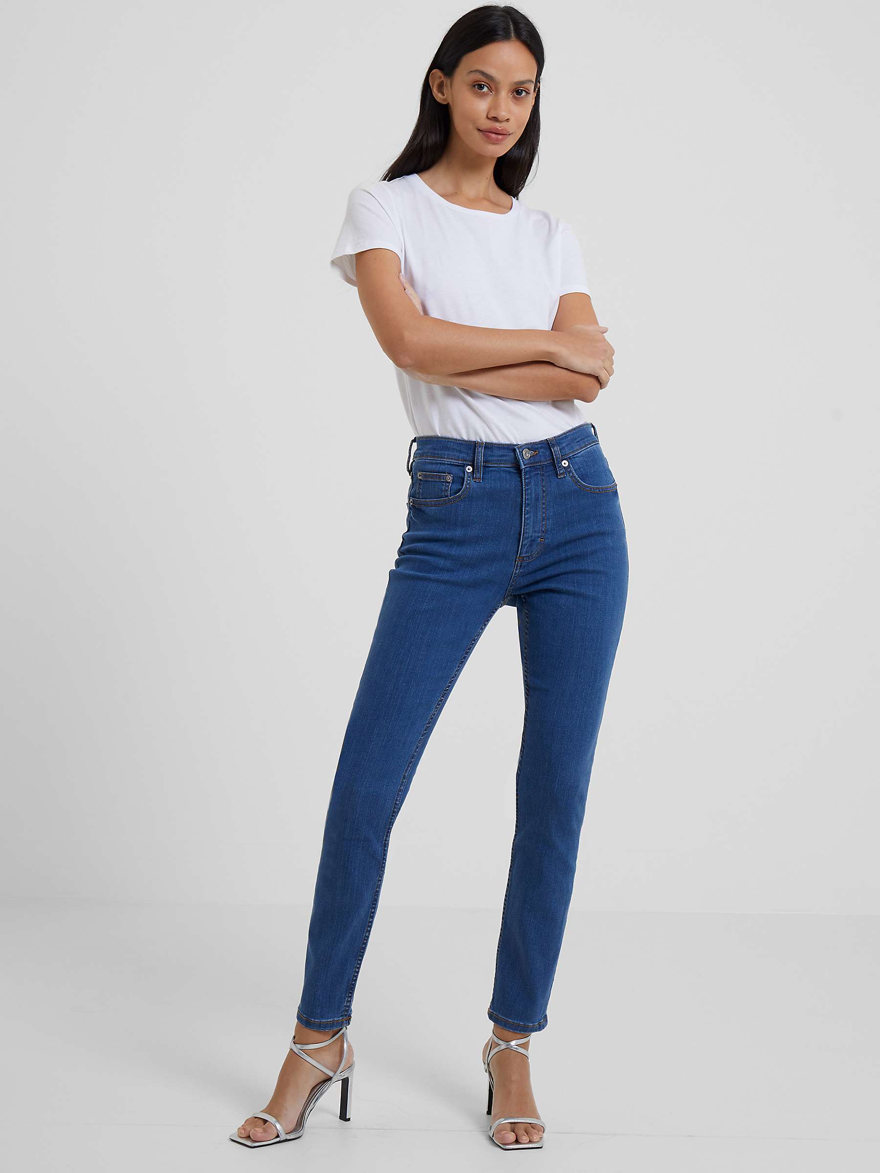 Buy French Connection Rebound Response Jeans, Mid Wash Online at johnlewis.com