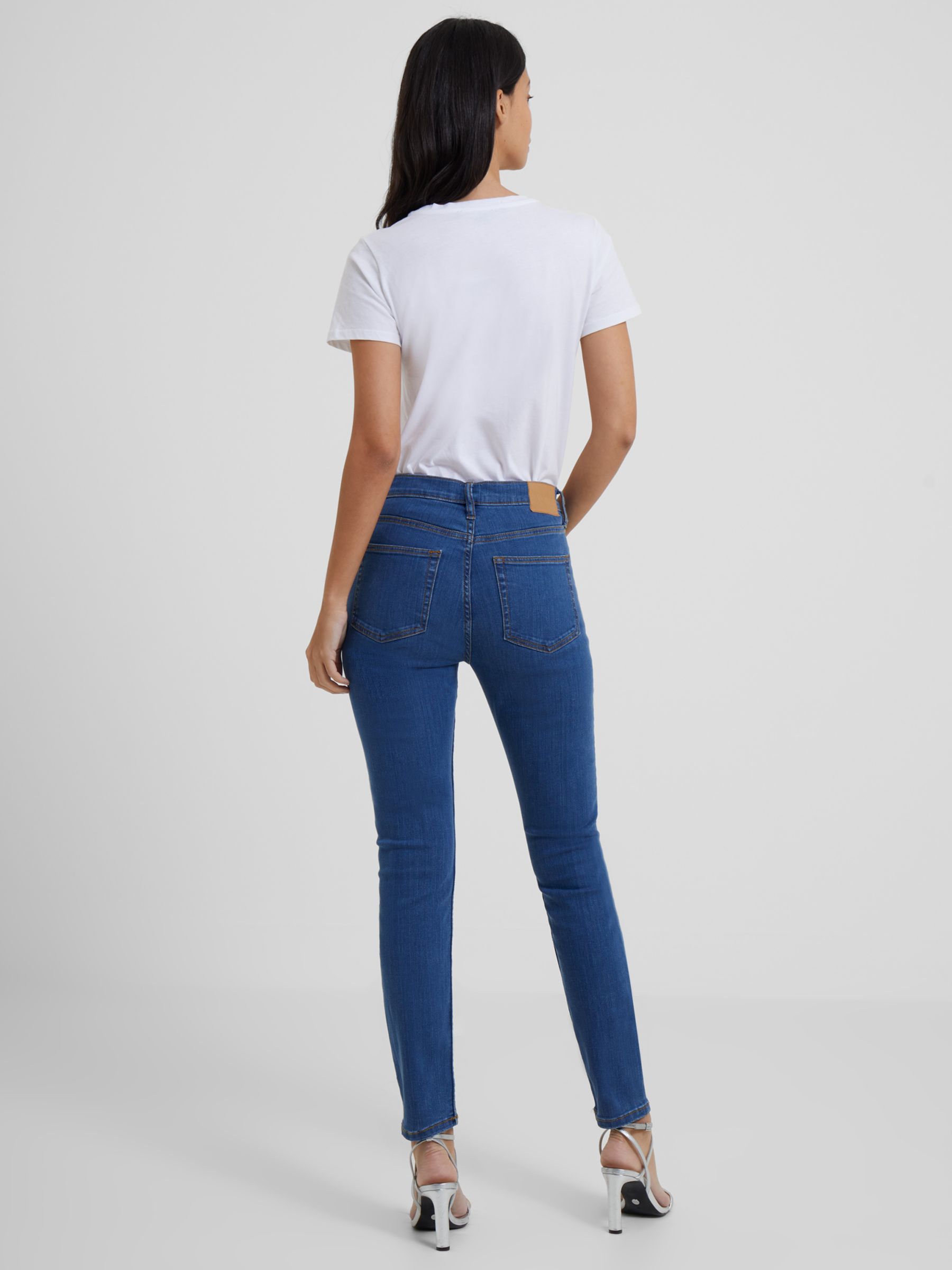 French Connection Rebound Response Jeans, Mid Wash, 8