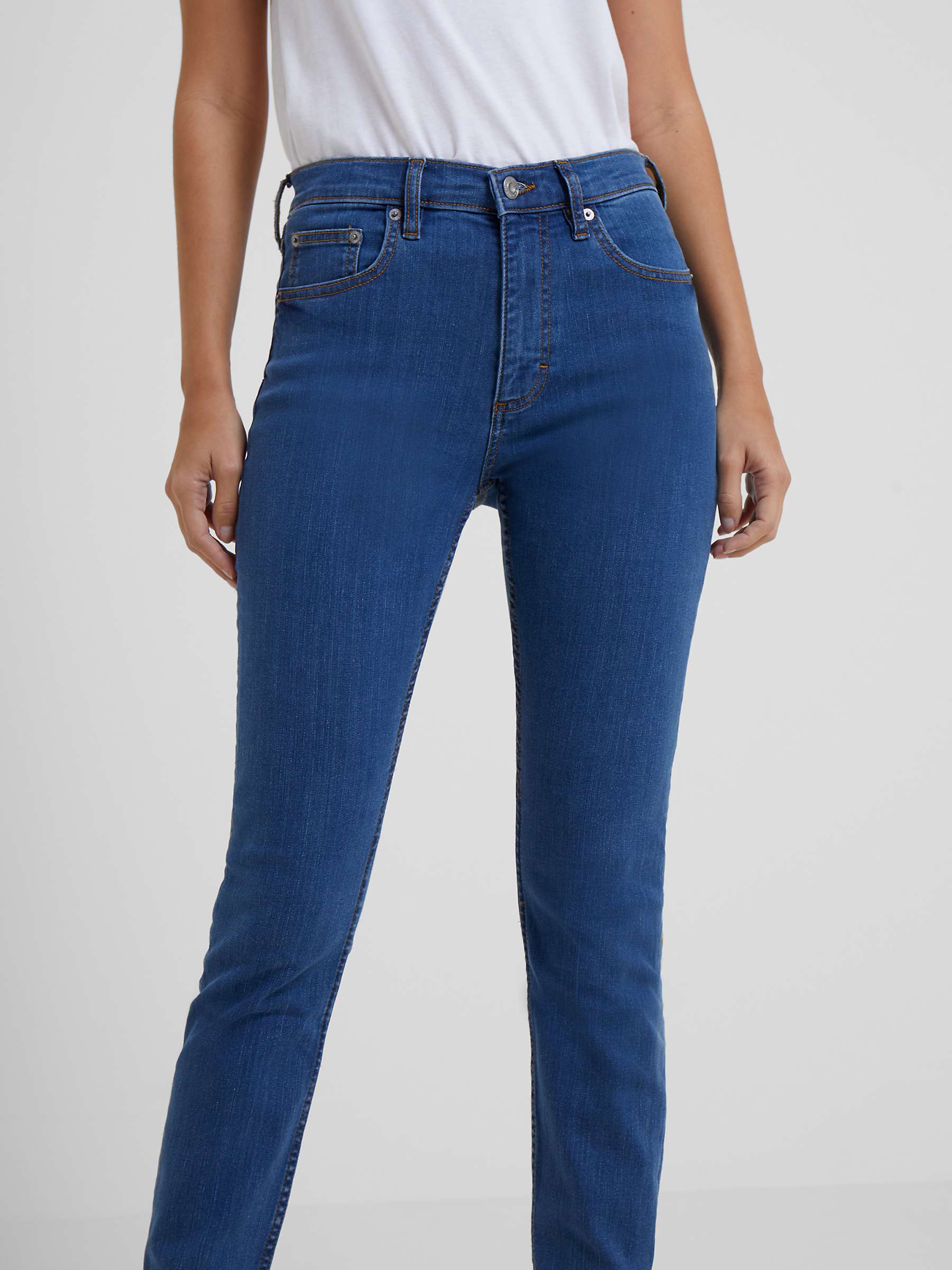 French Connection Rebound Response Jeans, Mid Wash at John Lewis & Partners
