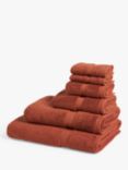 John Lewis Egyptian Cotton Towels, Baked Clay