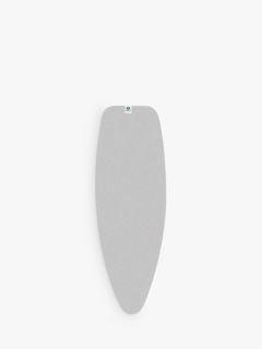 Brabantia Metallised Ironing Board Cover B, 124 x 38cm, Light Grey