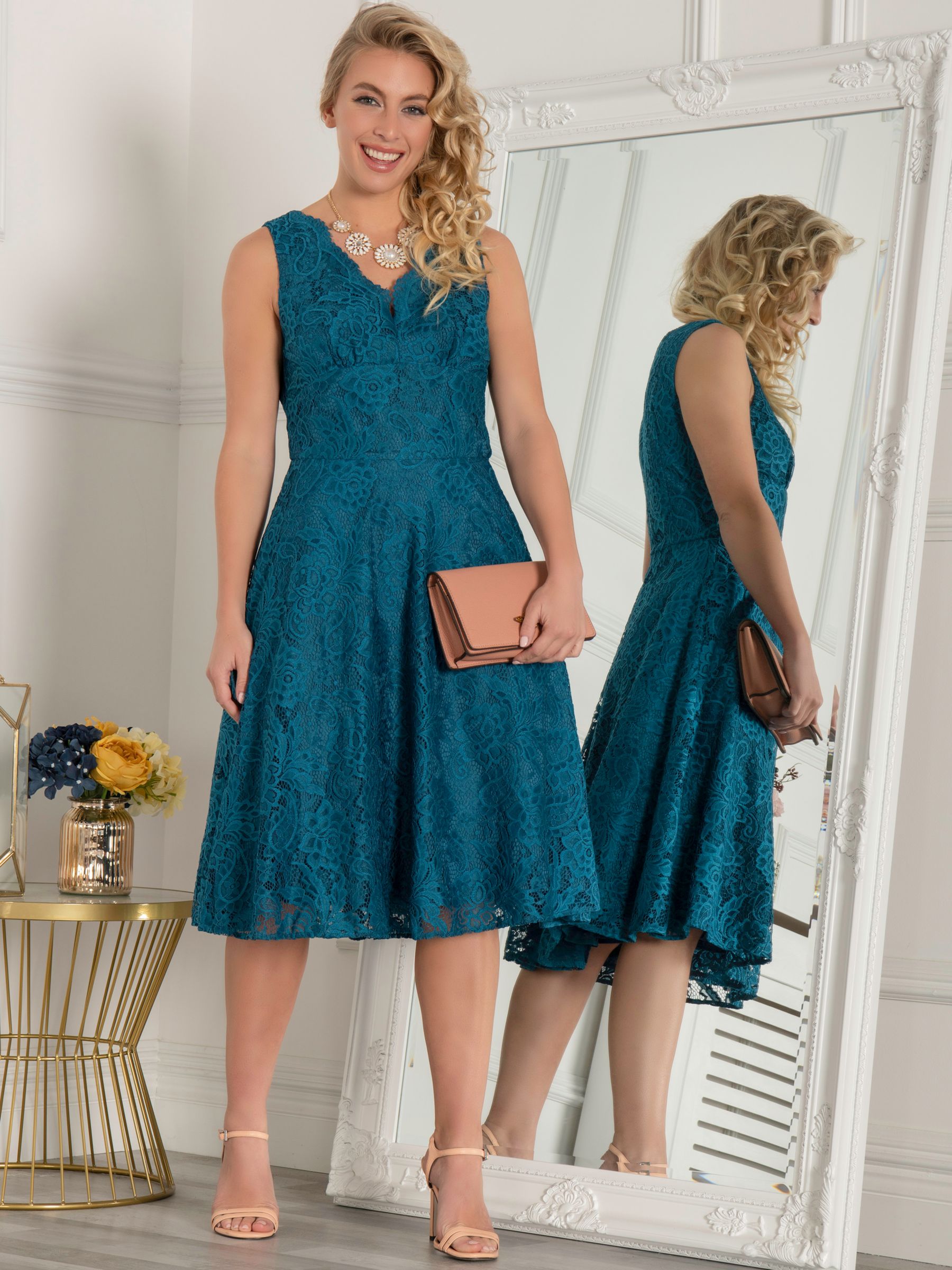 Dark teal mother sale of the bride dresses