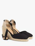 Castañer Chiara Cotton Wedge Espadrille Sandals