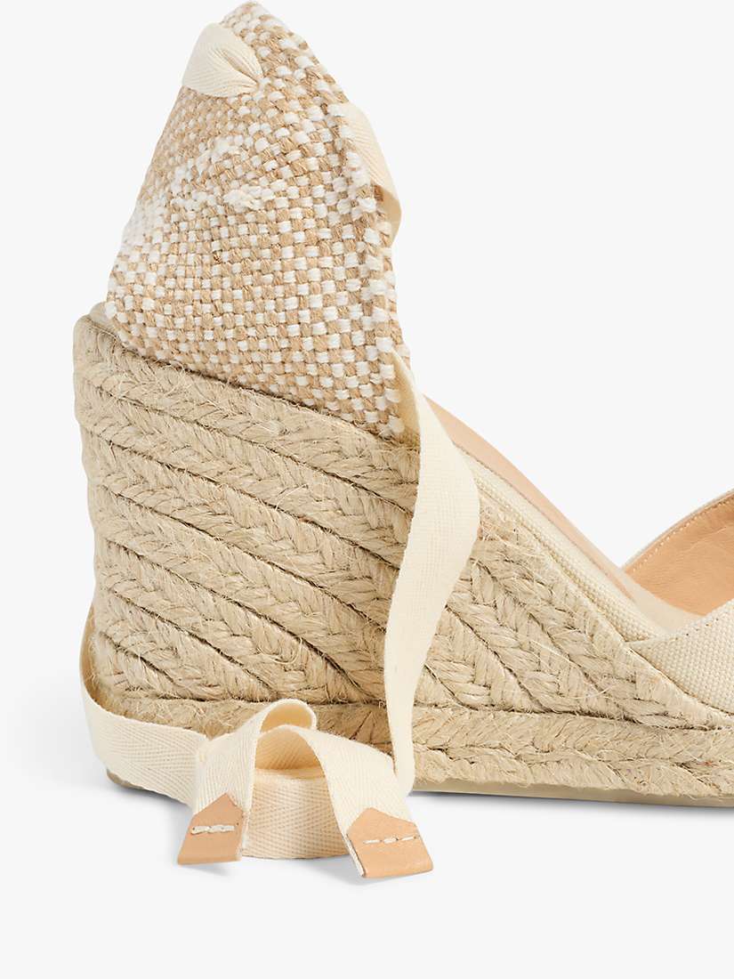 Buy Castañer Chiara Cotton Wedge Espadrille Sandals Online at johnlewis.com