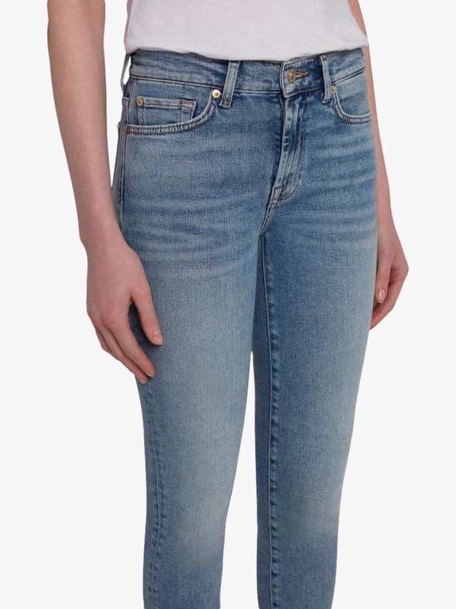 7 For All Mankind Roxanne Luxe Vintage Slim Jeans, Mid Blue, 26