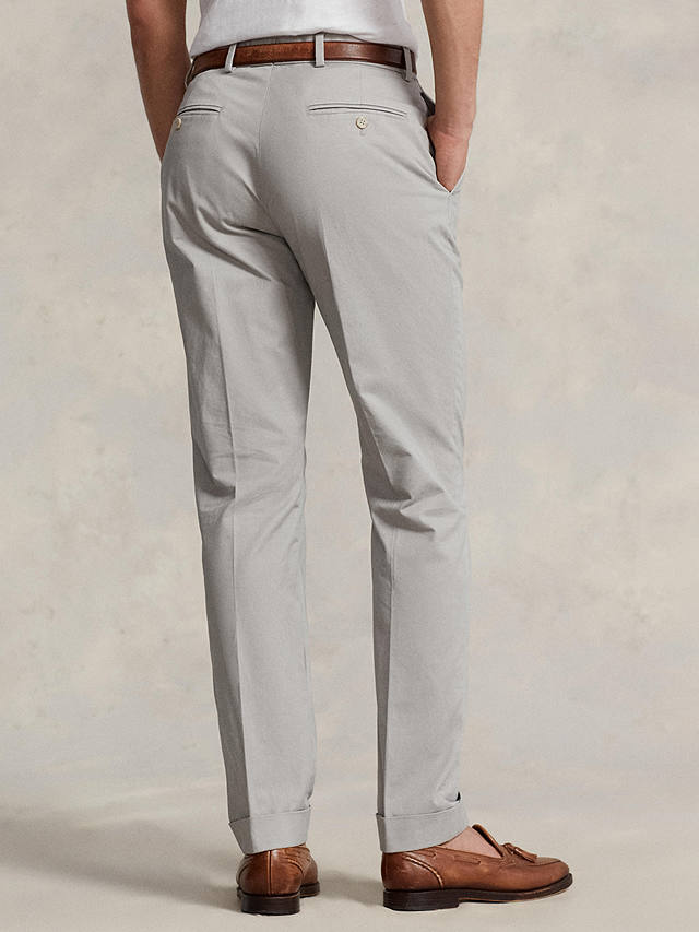Polo Ralph Lauren Tailored Fit Chinos, Grey Fog at John Lewis & Partners