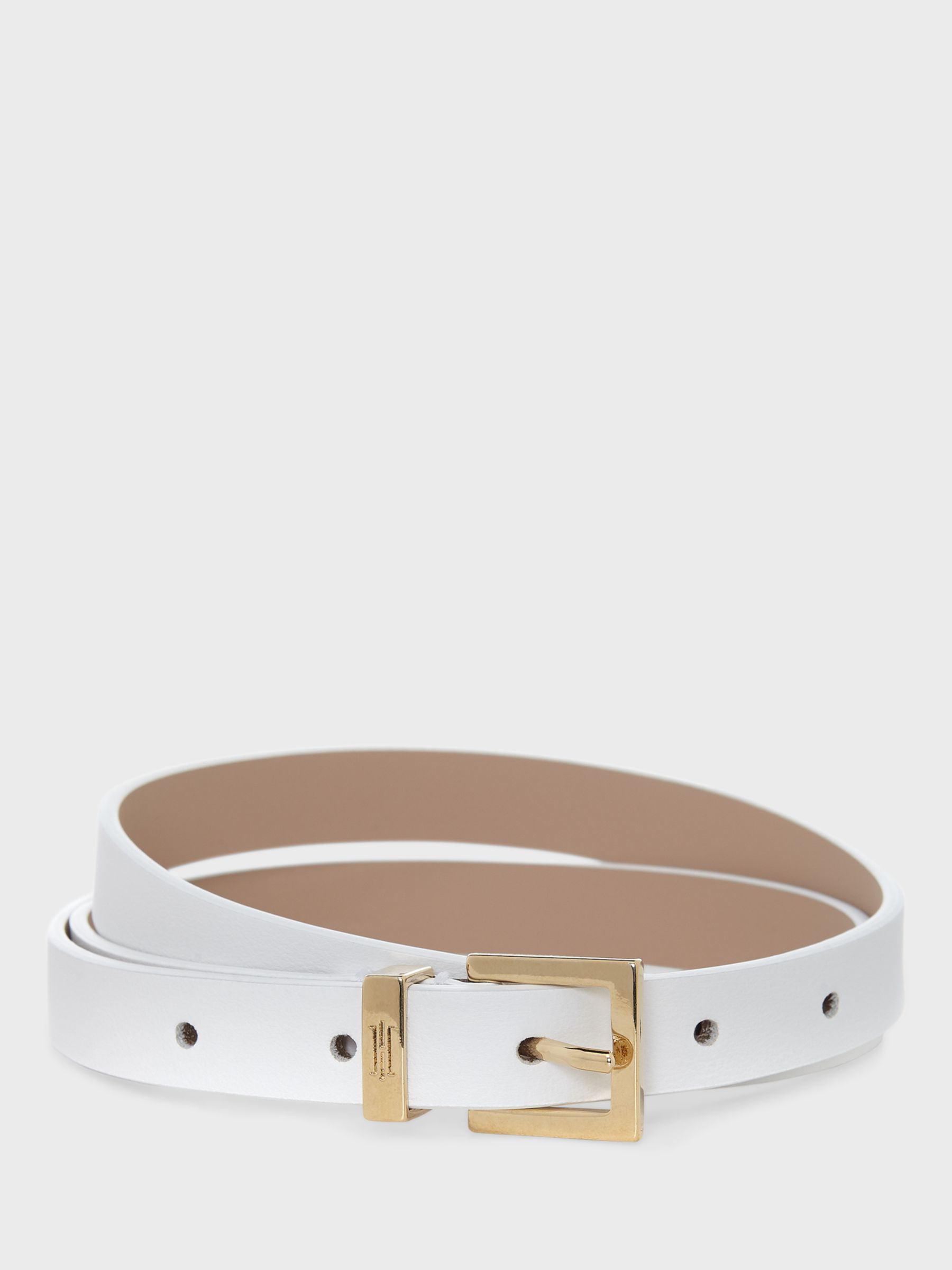 Hobbs Zelda Belt White Gold S