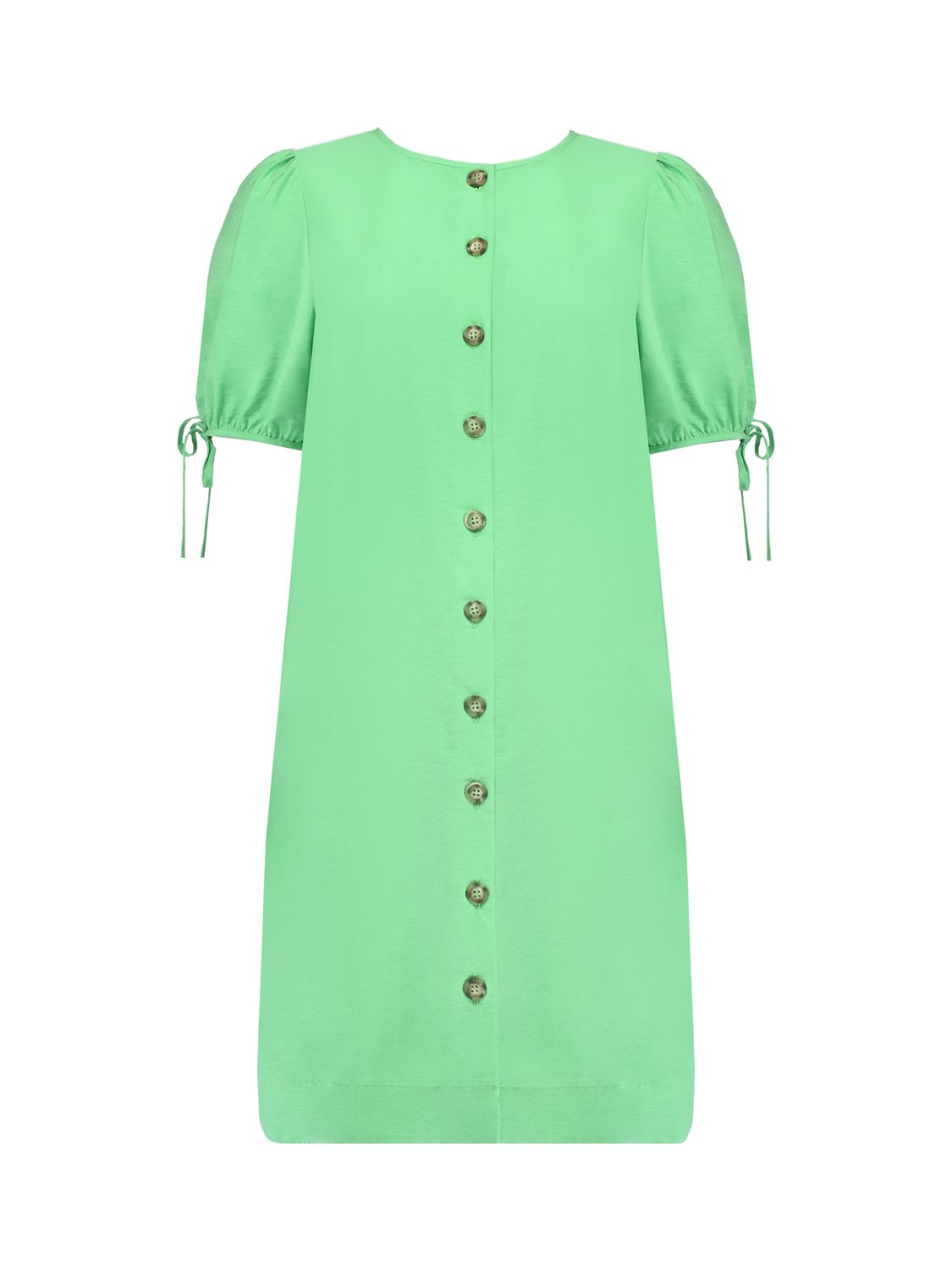 Ro&Zo Button Through Short Dress, Green, 6