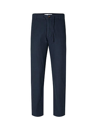 SELECTED HOMME Relaxed Linen Trousers