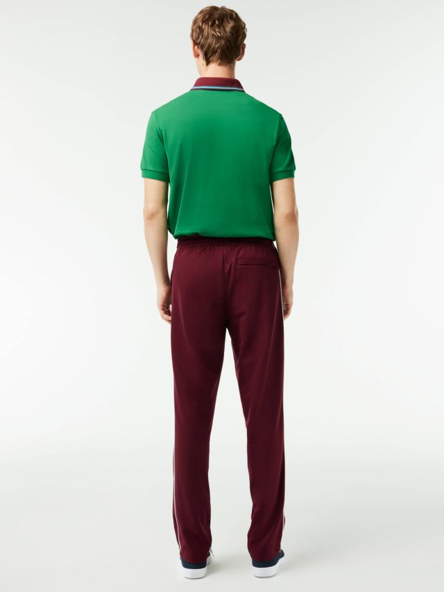 Red clearance lacoste joggers