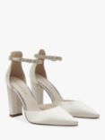 Rainbow Club Amelie Embellished Satin Court Shoes, Ivory