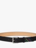 Paul Smith Signature Stripe Leather Belt, Black