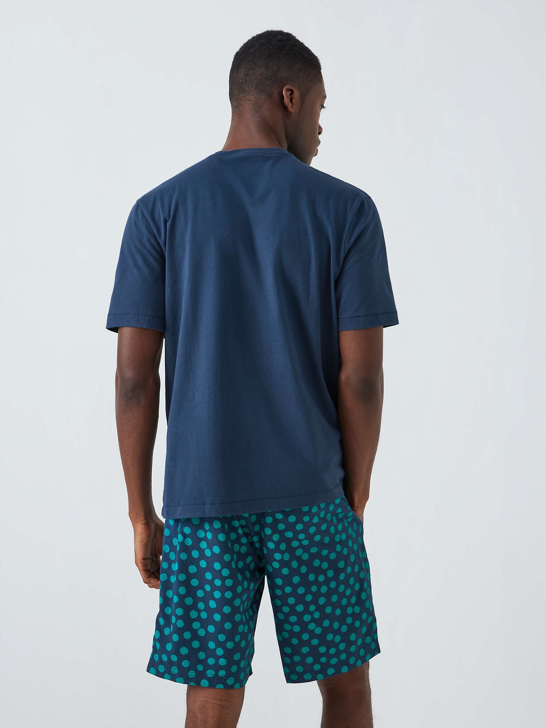 John Lewis ANYDAY Sleep Refresh T-Shirt & Spots Shorts Pyjama Set, Teal ...