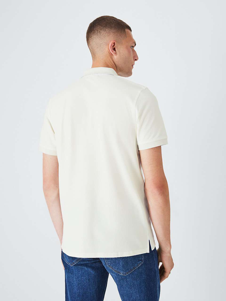 Buy GANT Regular Contrast Pique Polo Shirt Online at johnlewis.com