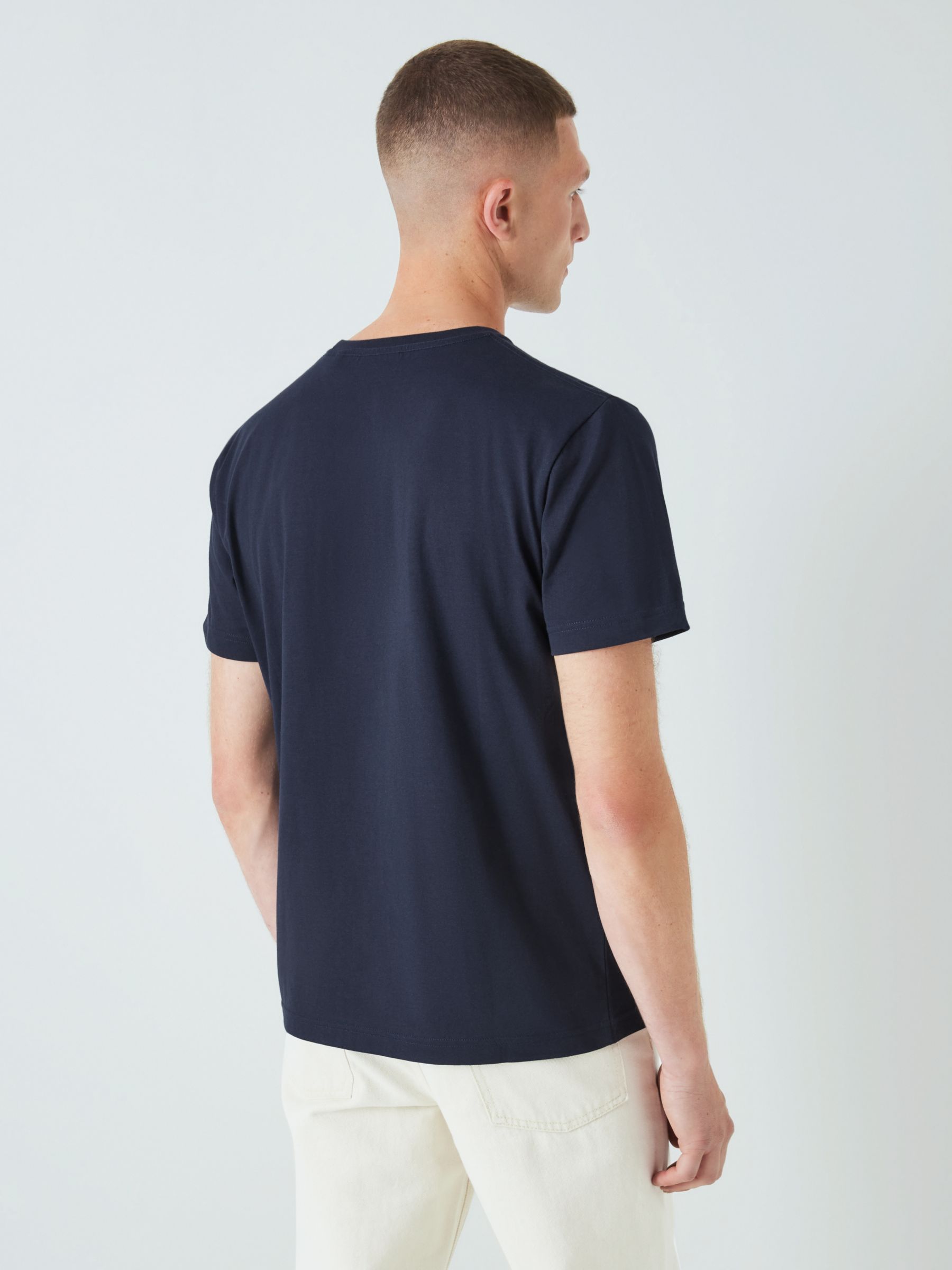 GANT Regular Shield Short Sleeve T-Shirt, 433 Evening Blue, M