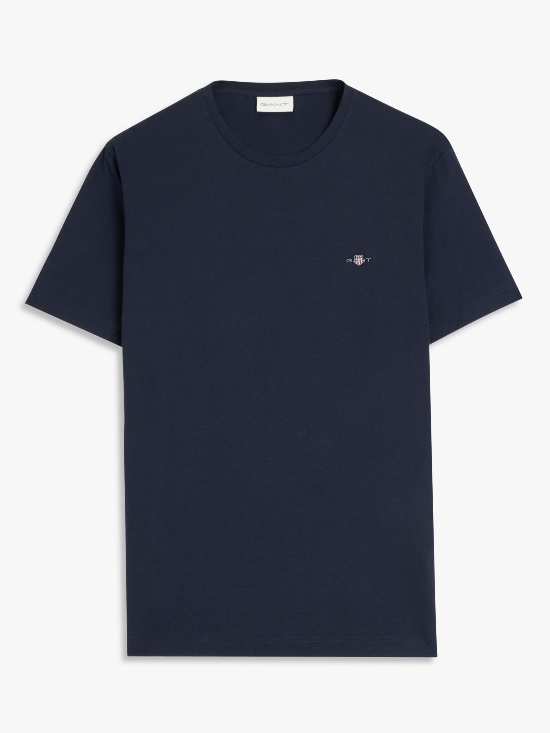 GANT Regular Shield Short Sleeve T-Shirt, 433 Evening Blue, M