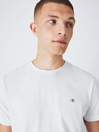 GANT Regular Shield Short Sleeve T-Shirt, 110 White