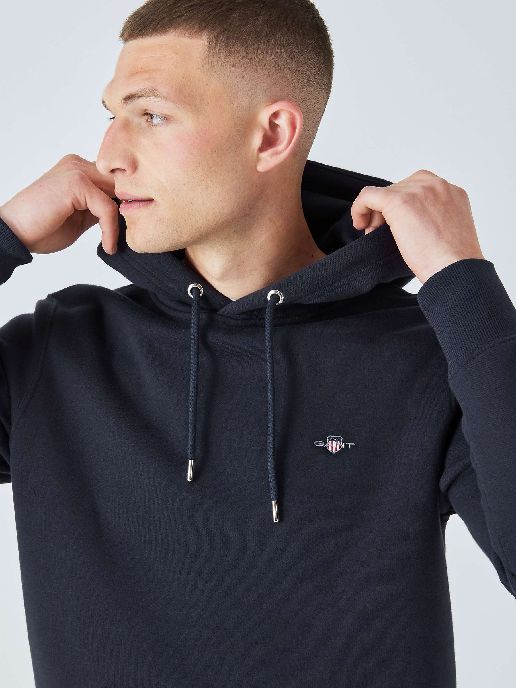 Buy GANT Shield Regular Hoodie Online at johnlewis.com