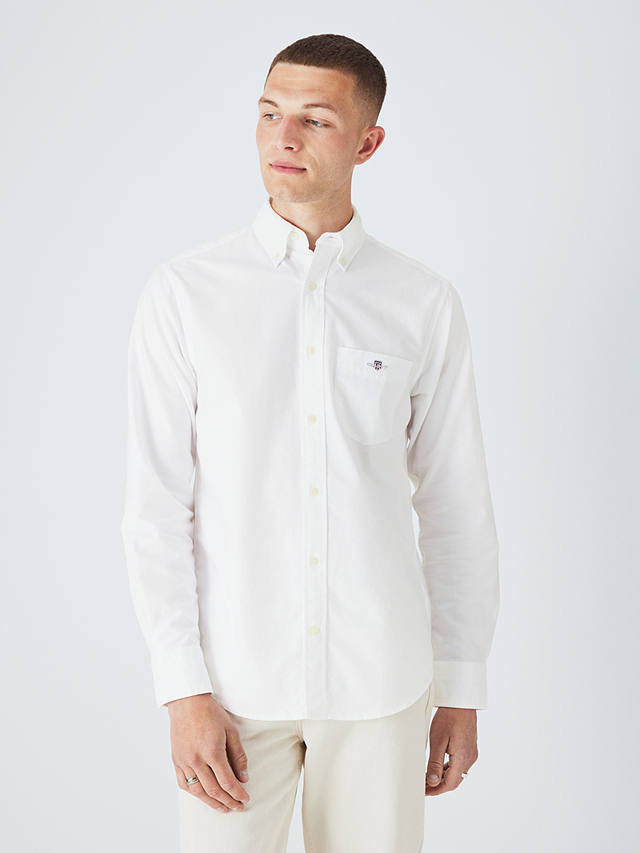 GANT Regular Fit Oxford Shirt, White